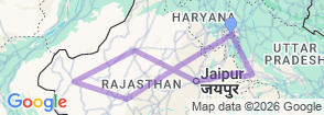 Tour route map