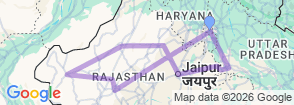 Tour route map