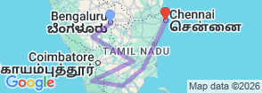 Tour route map