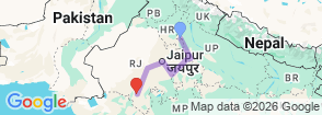 Tour route map