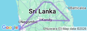 Tour route map