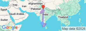 Tour route map