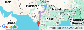 Tour route map
