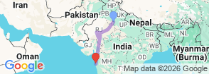 Tour route map