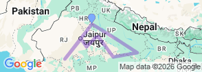 Tour route map