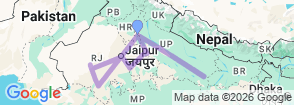 Tour route map