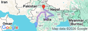 Tour route map