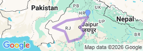 Tour route map