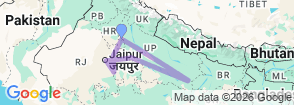 Tour route map