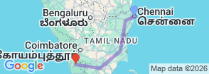 Tour route map