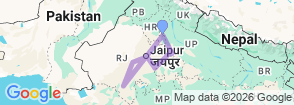 Tour route map
