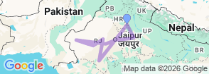 Tour route map