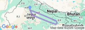 Tour route map