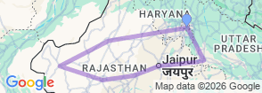 Tour route map