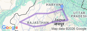 Tour route map