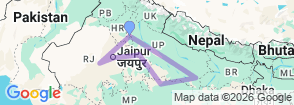 Tour route map