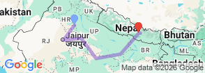 Tour route map