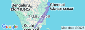 Tour route map