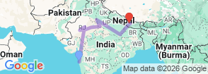 Tour route map