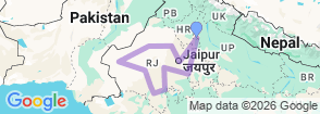 Tour route map