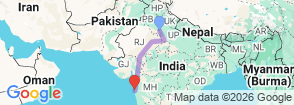 Tour route map