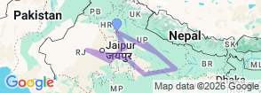Tour route map