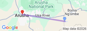 Tour route map