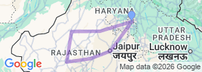 Tour route map