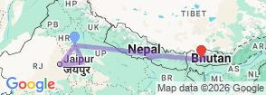 Tour route map
