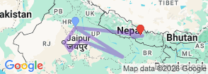Tour route map