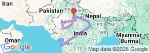 Tour route map