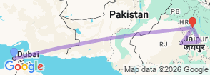 Tour route map