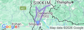 Tour route map