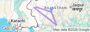 Tour route map