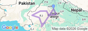 Tour route map