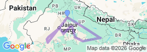 Tour route map