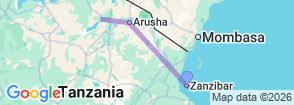 Tour route map