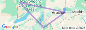 Tour route map