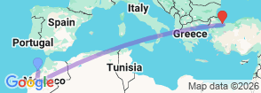 Tour route map