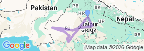 Tour route map