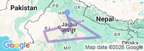 Tour route map