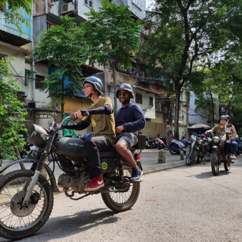 Hanoi Essential Sights Secrets Vintage Motorcycle Discovery Morning Tour 2