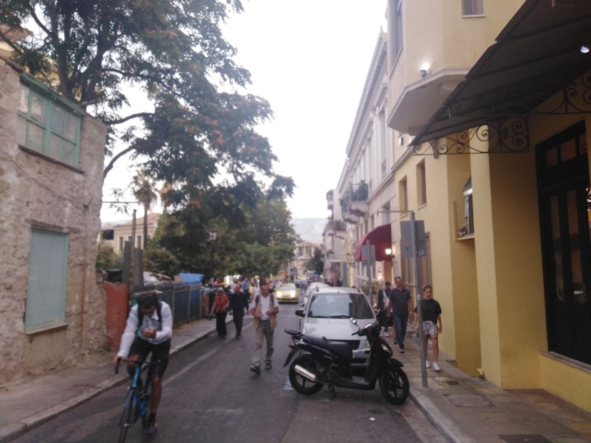 Walk in old town Monastiraki Athens 4