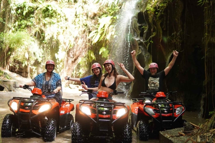 Bali ATV Quad Bike Through Tunnel, Waterfall, White Water Rafting 2