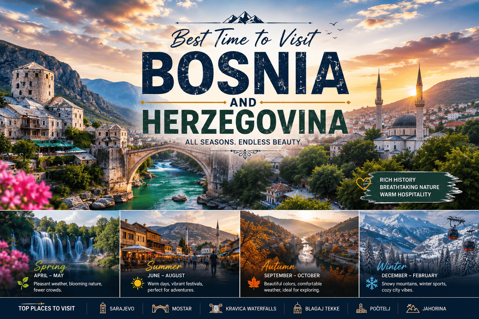 Best Time to Visit Bosnia and Herzegovina