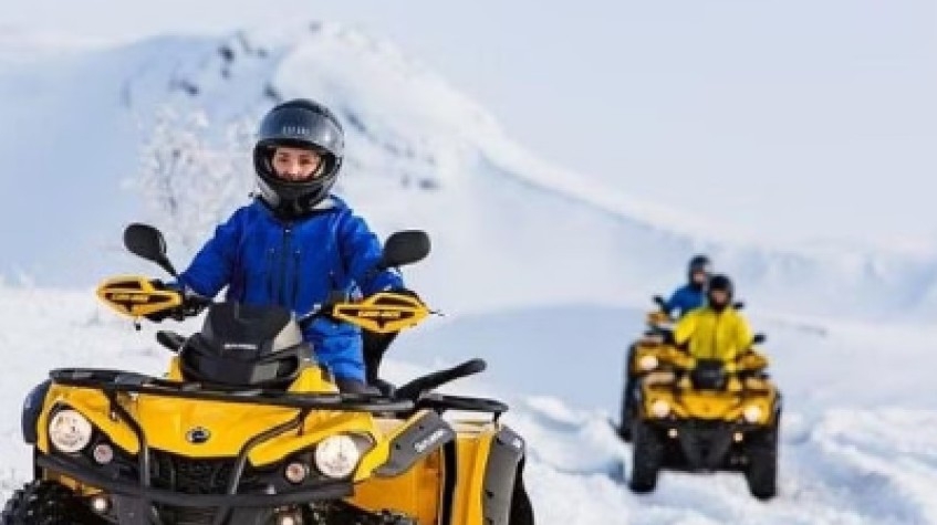 Winter Quad Bike Ride in the Arctic Circle 1
