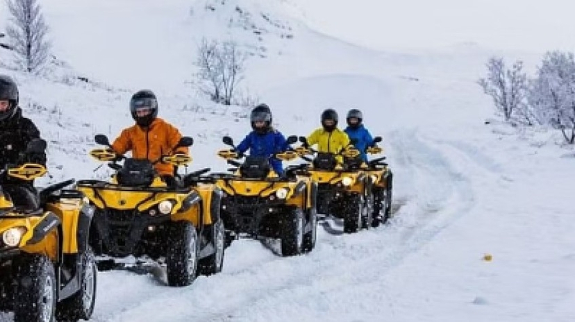 Winter Quad Bike Ride in the Arctic Circle 2