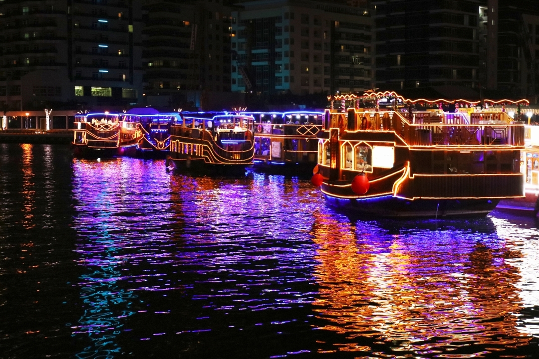Dubai Dhow Cruise Marina With Dinner Buffet and Live Entertainment 4