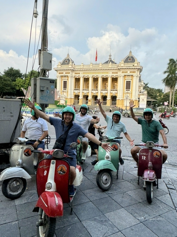 Hanoi Vespa Tours - Let Touch Hanoi’s Culture Lively on a Vespa scooter 1