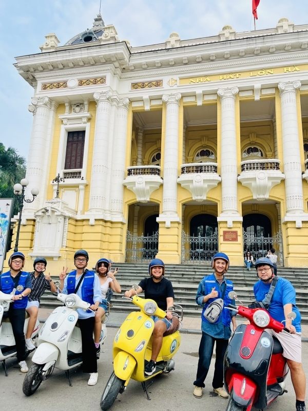 REAL Hanoi with History, Cultural and Street Food by Vespa 7